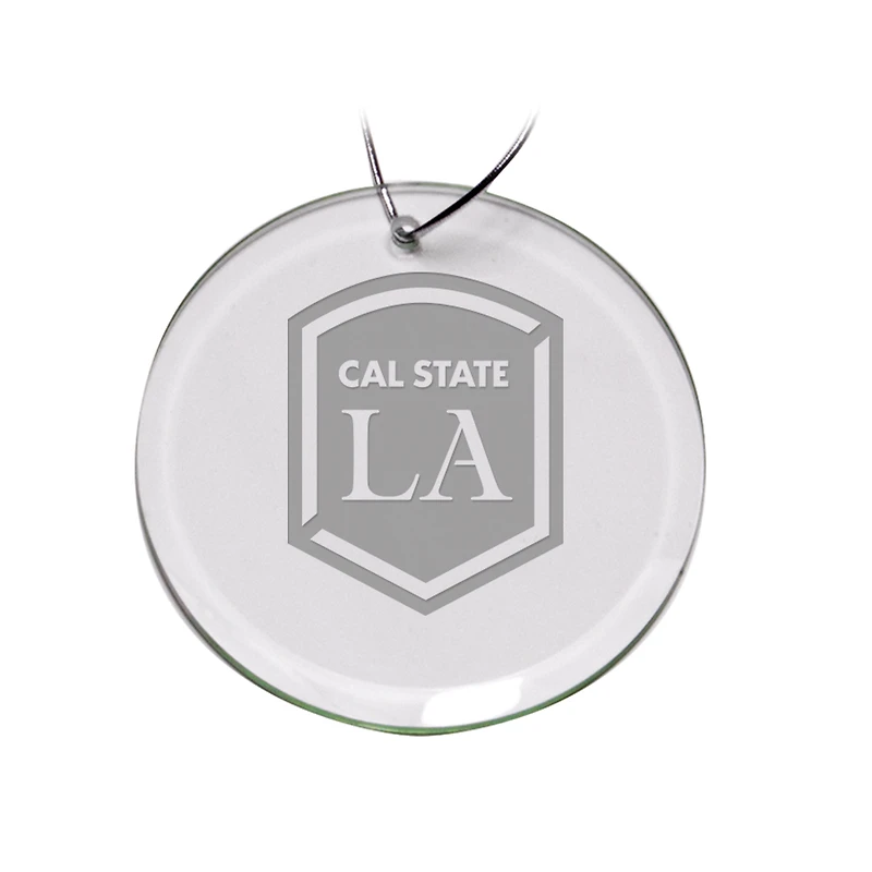 Cal State L.A. Golden Eagles 3'' Round Glass Ornament