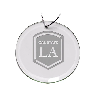 Cal State L.A. Golden Eagles 3'' Round Glass Ornament