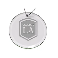 Cal State L.A. Golden Eagles 3'' Round Glass Ornament