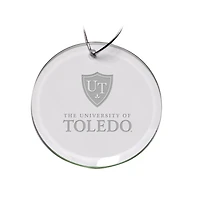 Toledo Rockets 3'' Round Glass Ornament