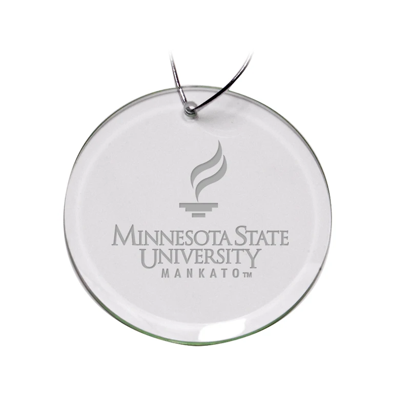 Minnesota State Mavericks 3'' Round Glass Ornament