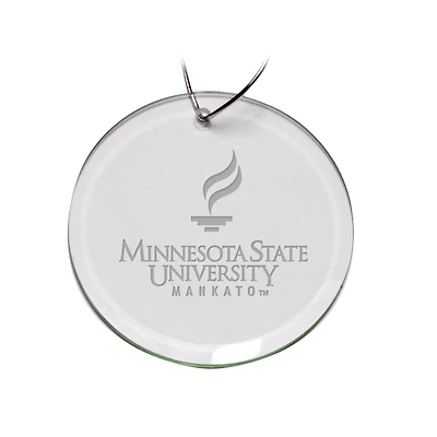 Minnesota State Mavericks 3'' Round Glass Ornament