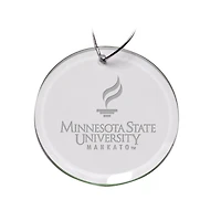 Minnesota State Mavericks 3'' Round Glass Ornament
