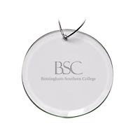 Birmingham-Southern Panthers 3'' Round Glass Ornament