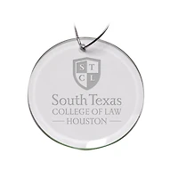 South Texas College of Law 3'' Round Glass Ornament