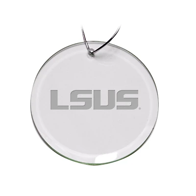 LSU Shreveport Pilots 3'' Round Glass Ornament