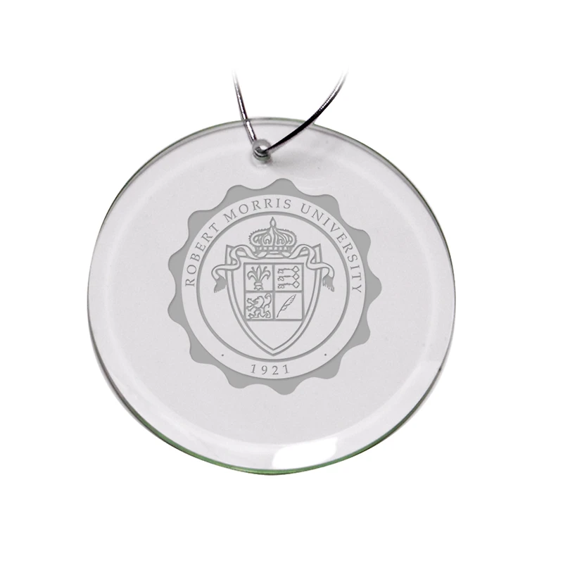 Robert Morris Colonials 3'' Round Glass Ornament
