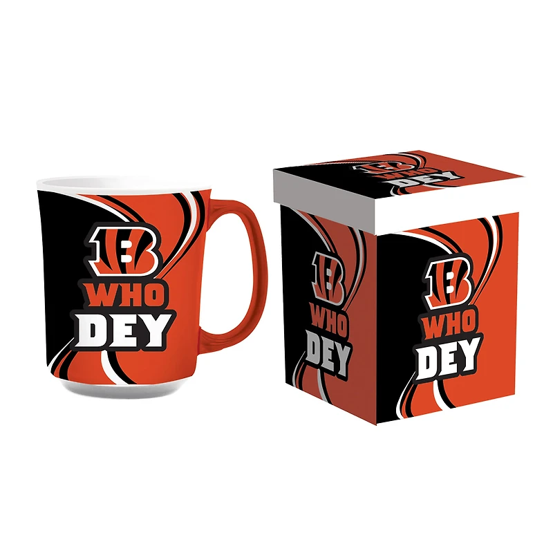 Cincinnati Bengals 14oz. Ceramic Mug with Matching Box