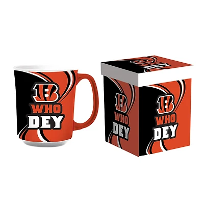 Cincinnati Bengals 14oz. Ceramic Mug with Matching Box
