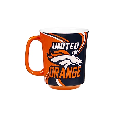 Denver Broncos 14oz. Ceramic Mug with Matching Box