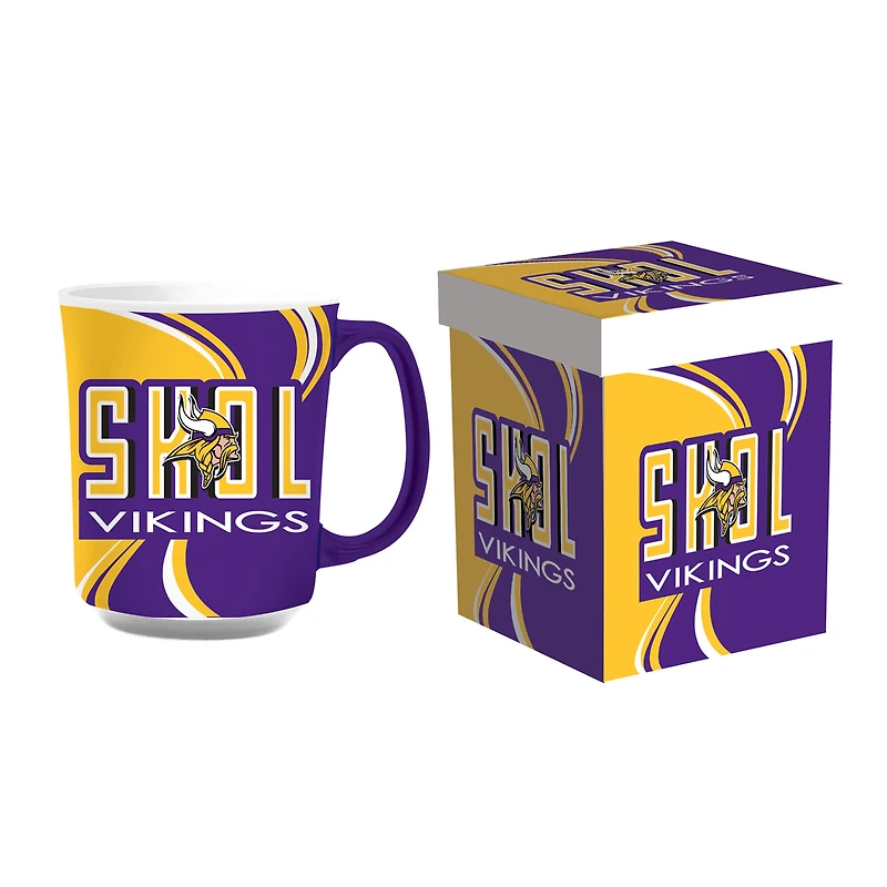Minnesota Vikings 14oz. Ceramic Mug with Matching Box