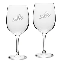 Florida Gulf Coast Eagles 19oz. 2-Piece Traditional Robusto Red Wine Table Glass Set