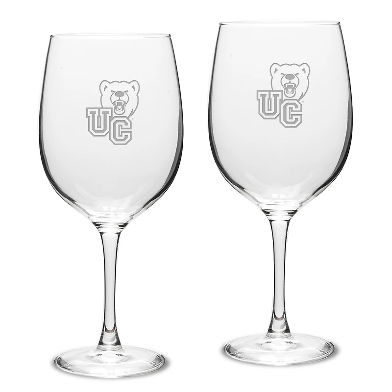 Ursinus Bears 19oz. 2-Piece Traditional Robusto Red Wine Table Glass Set