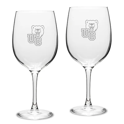Ursinus Bears 19oz. 2-Piece Traditional Robusto Red Wine Table Glass Set