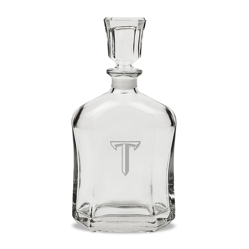 Troy University Trojans 23.75oz. Crystal Whisky Decanter