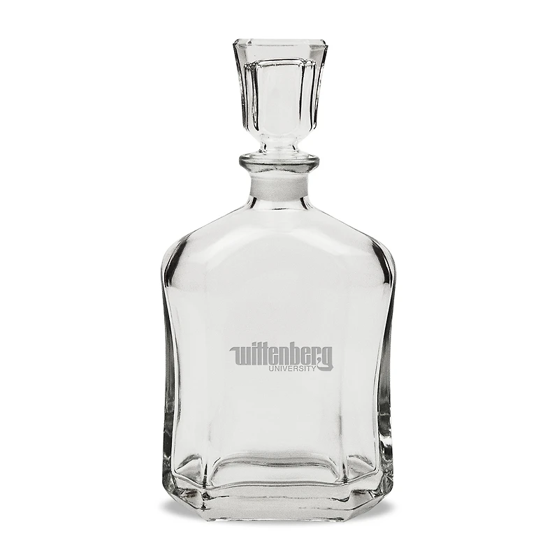 Wittenberg University Tigers 23.75oz. Crystal Whisky Decanter