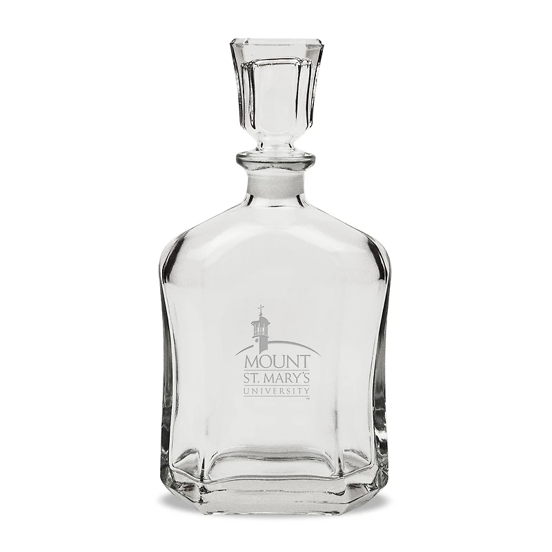 Mount St. Mary's Mountaineers 23.75oz. Crystal Whisky Decanter