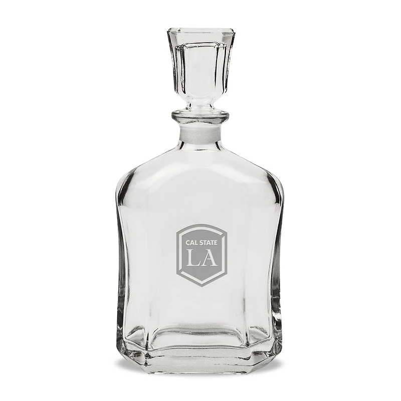 Cal State L.A. Golden Eagles 23.75oz. Crystal Whisky Decanter