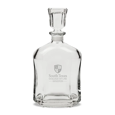 South Texas College of Law 23.75oz. Crystal Whisky Decanter