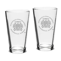 Jacksonville State Gamecocks 16oz. 2-Piece Classic Pub Glass Set