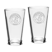 Norfolk State Spartans 16oz. 2-Piece Classic Pub Glass Set