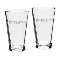 Marquette Golden Eagles 16oz. 2-Piece Classic Pub Glass Set