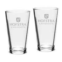 Hofstra University Pride 16oz. 2-Piece Classic Pub Glass Set
