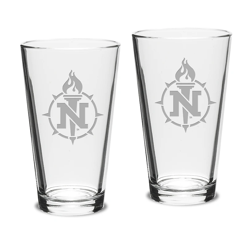 Northern Michigan Wildcats 16oz. 2-Piece Classic Pub Glass Set