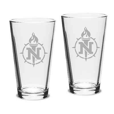 Northern Michigan Wildcats 16oz. 2-Piece Classic Pub Glass Set