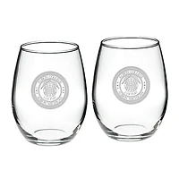 Albion Britons 21oz. 2-Piece Stemless Wine Glass Set