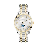 Bulova Silver/Gold MTSU Blue Raiders Classic Two-Tone Round Watch