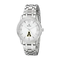 Men's Bulova  Silver Appalachian State Mountaineers