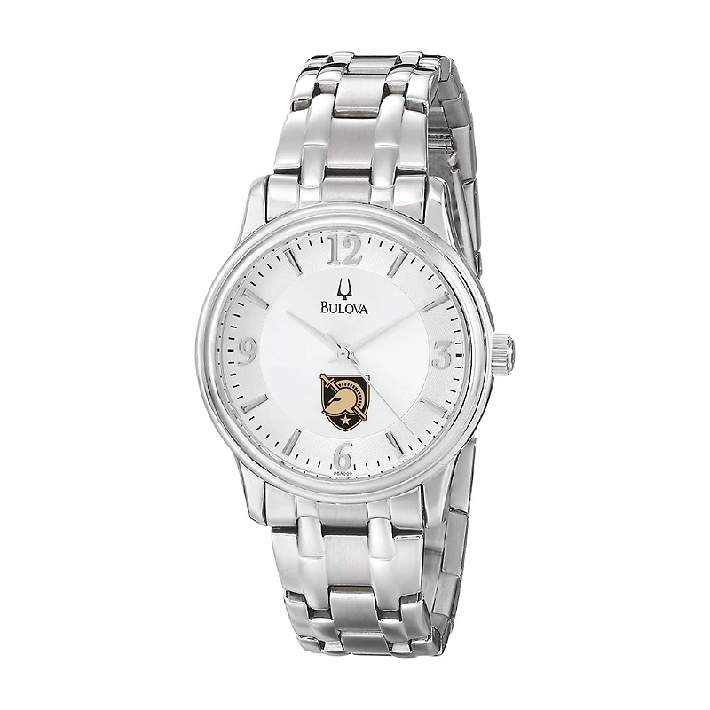 Men's Bulova  Silver Army Black Knights