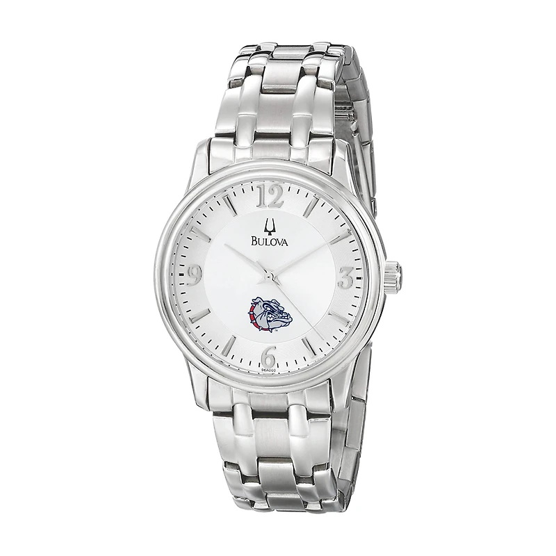 Men's Bulova  Silver Gonzaga Bulldogs