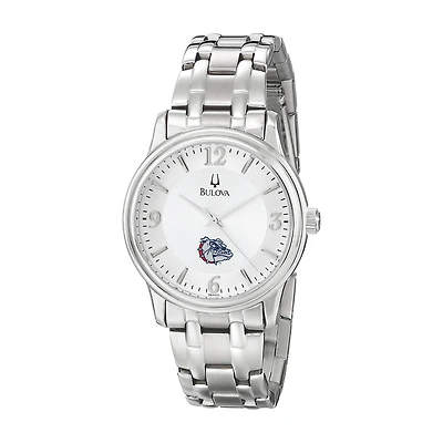 Men's Bulova  Silver Gonzaga Bulldogs