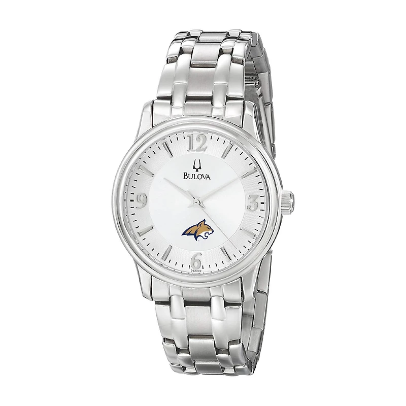 Men's Bulova Silver Montana State Bobcats