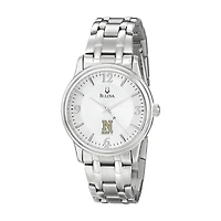 Men's Bulova  Silver Navy Midshipmen
