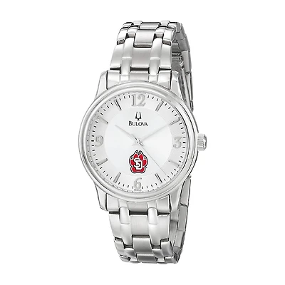 Men's Bulova  Silver South Dakota Coyotes