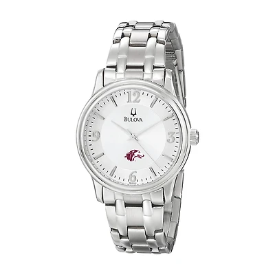 Men's Bulova  Silver Southern Illinois Salukis