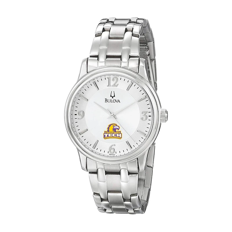 Men's Bulova Silver Tennessee Tech Golden Eagles