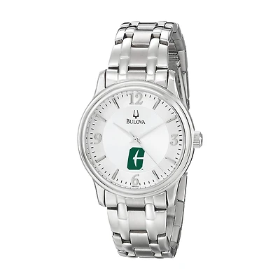 Men's Bulova  Silver Charlotte 49ers