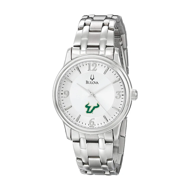 Men's Bulova  Silver South Florida Bulls