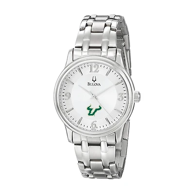 Men's Bulova  Silver South Florida Bulls