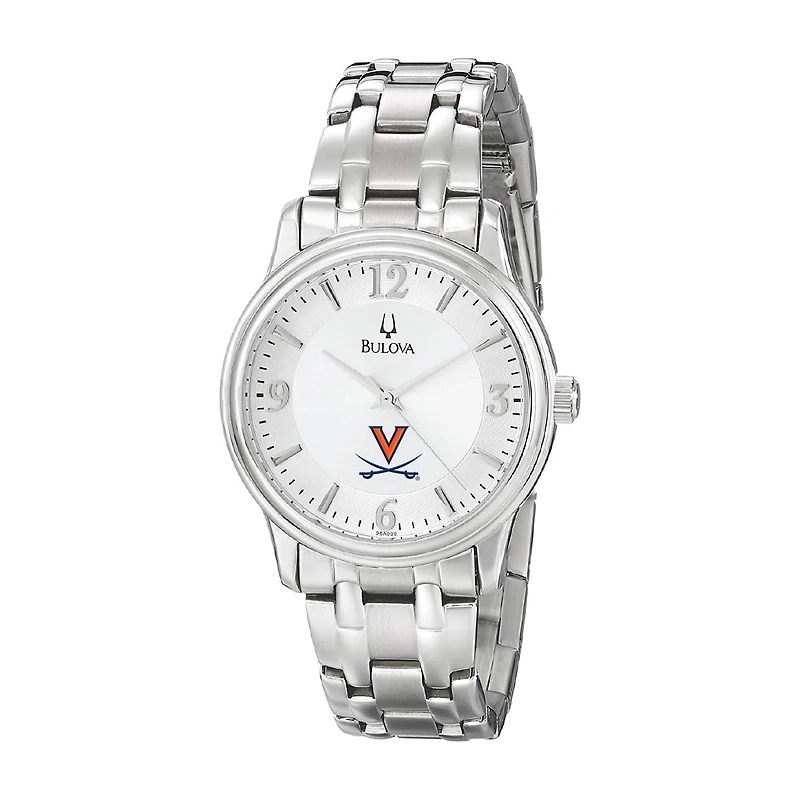 Men's Bulova  Silver Virginia Cavaliers