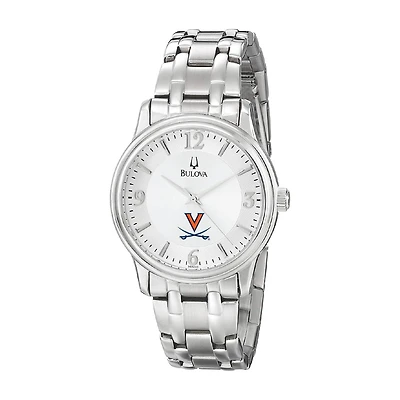Men's Bulova  Silver Virginia Cavaliers