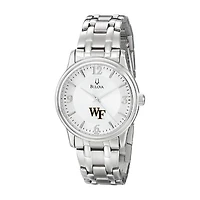 Men's Bulova  Silver Wake Forest Demon Deacons