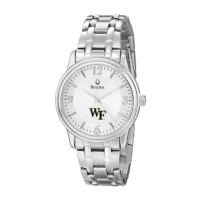 Men's Bulova  Silver Wake Forest Demon Deacons