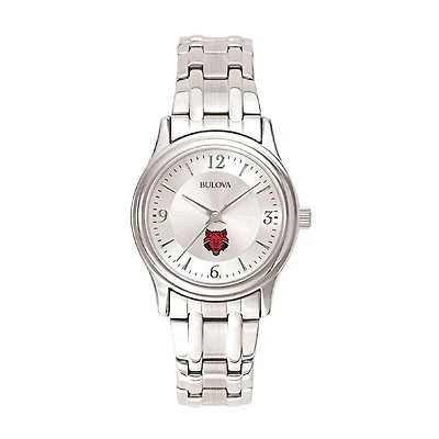 Women's Silver Arkansas State Red Wolves Stainless Steel Quartz Watch