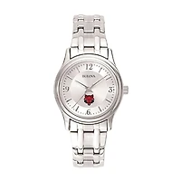 Women's Silver Arkansas State Red Wolves Stainless Steel Quartz Watch