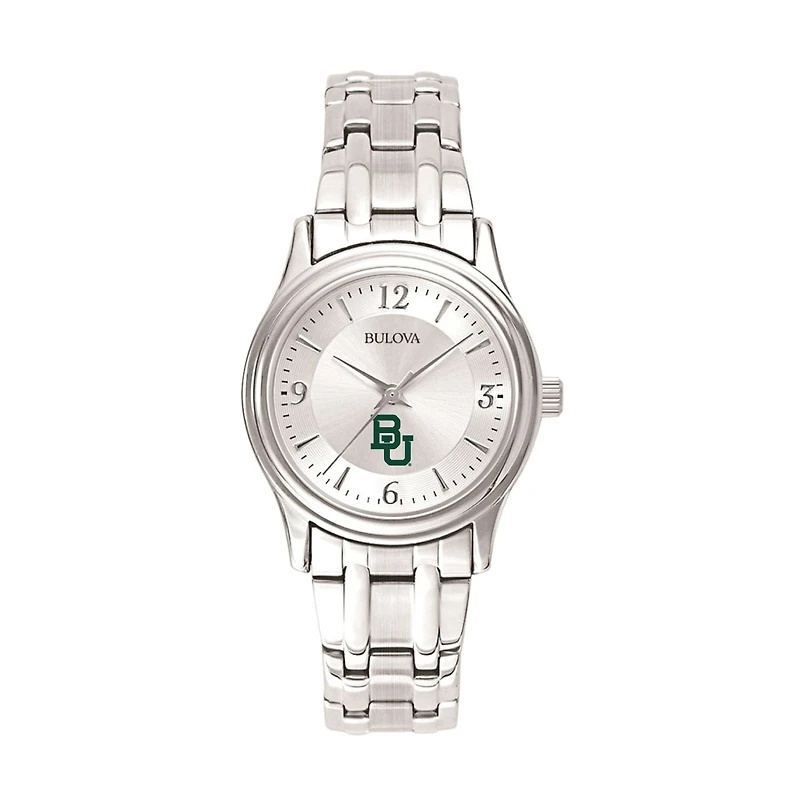 Women's Silver Baylor Bears Stainless Steel Quartz Watch